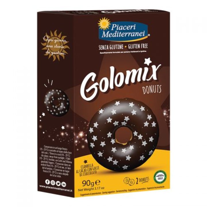 PIACERI MEDITERRANEI LOMIX DONUTS 2 PEZZI DA 45 G