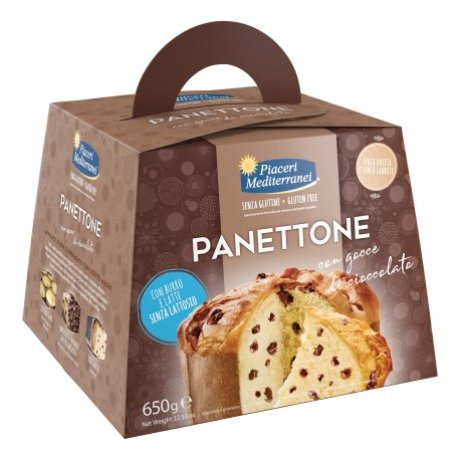 PIACERI MEDITERRANEI PANETTONE GOCCE DI CIOCCOLATO 650 G