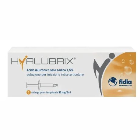 SIRINGA INTRA-ARTICOLARE HYALUBRIX ACIDO IALURONICO 1,5% 30 MG 2 ML NO ETO