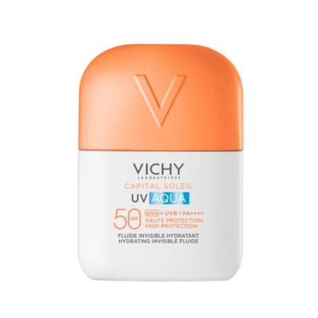 Vichy Uv Aqua con SPF50 Fluido Solare Viso Colorato da 50ml