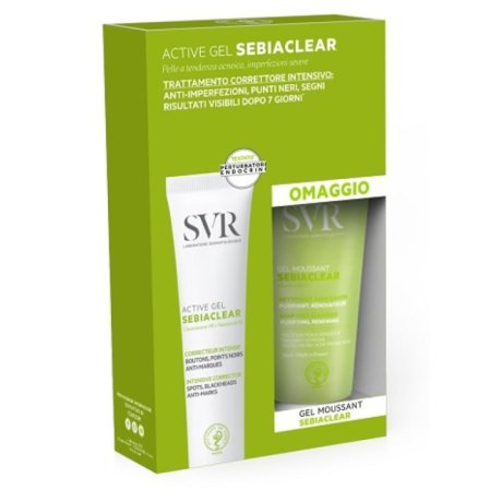 SEBIACLEAR SET GEL MOUSSANT 200 ML + ACTIVE GEL 40 ML