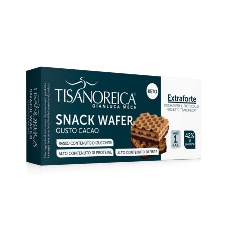 TISANOREICA SNACK WAFER CACAO 2 PEZZI DA 18 G TISANOREICA SNACK WAFER CACAO 2 PEZZI DA 18 G