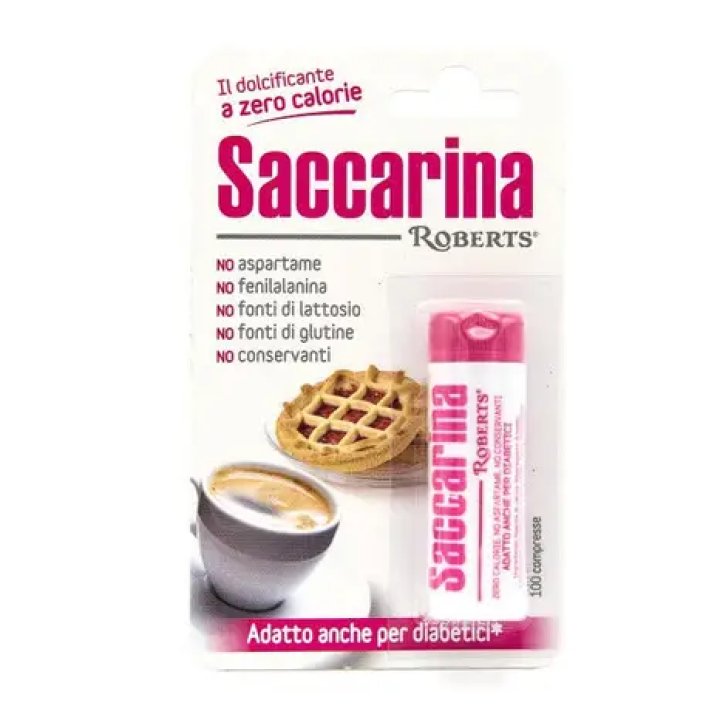 SACCARINA ROBERTS 100 COMPRESSE DA 30 MG