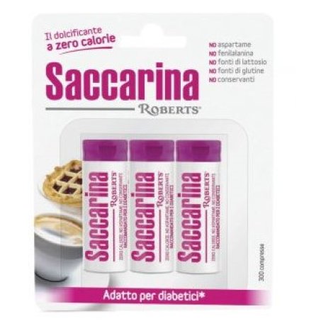 SACCARINA ROBERTS 300 COMPRESSE 30 MG