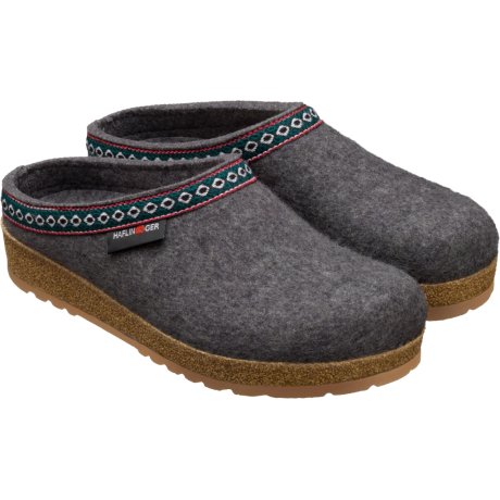 CLOGS HAFLINGER FRANZL ANTHRAZIT WOLLFILZ 40