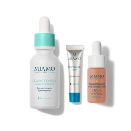 Miamo Cofanetto Pigment Control Siero - 30ml + Renewal Peel - 5ml + Pigment Defense - 10ml 