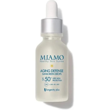 MIAMO LONGEVITY PLUS AGING DEFENSE SUNSCREEN DROPS SOFT LD30 ML