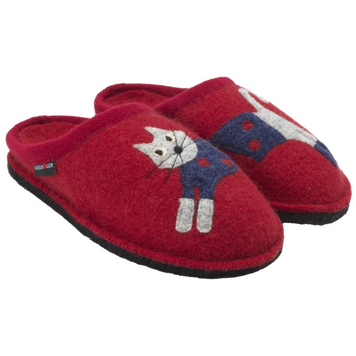 Haflinger Clogs Cucho Sabot Donna paprika Walkstoff - Taglia 37