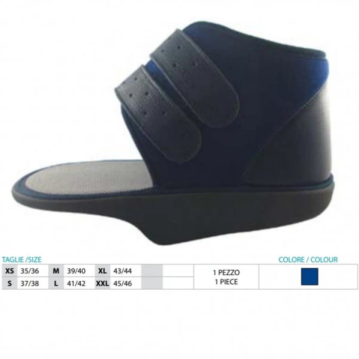 ORIONE OK PED 151 SCARPA POST OPERATORIA BARUK SENZA BORDO AMBIDESTRA BLU L 41/42