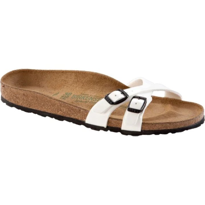 BIRKENSTOCK ALMERE WEISS BIRKO-FLOR-LACK 35