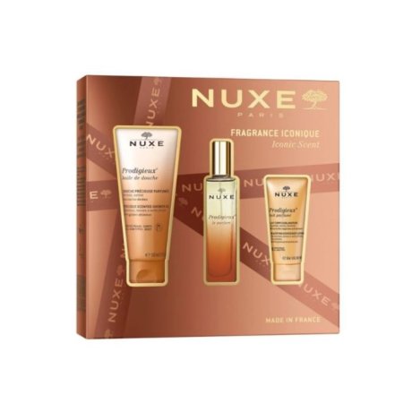 Nuxe Cofanetto Fragranza Prodigieux Le Parfum 30 ml + Olio Doccia 100 ml + Latte Corpo 30 ml