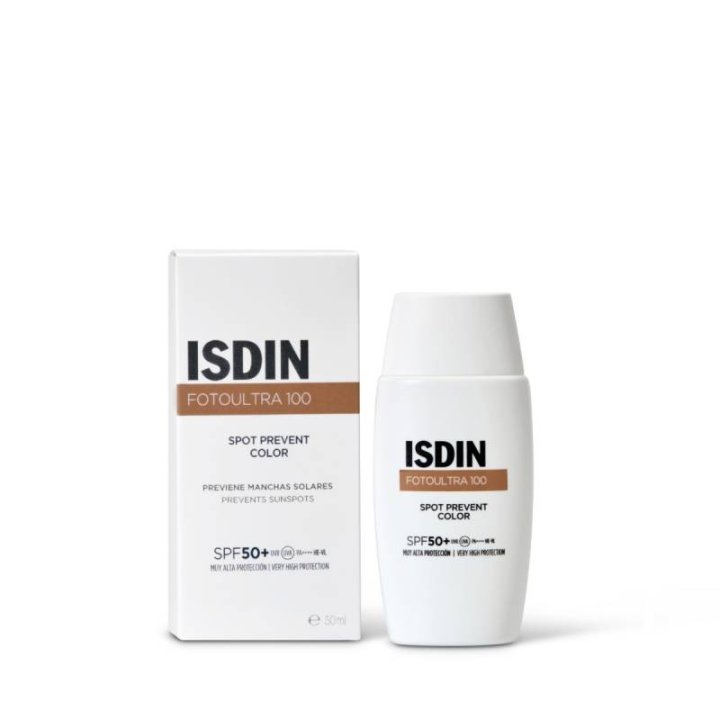 Isdin Fotoultra 100 Spot Prevent Color SPF50+ Solare Viso - 50ml