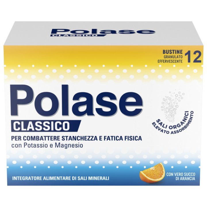 Polase integratore di sali minerali - 12 bustine gusto arancia