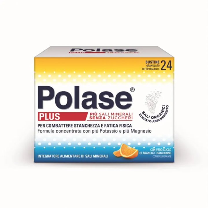 Polase Plus Promo 2024 Integratore per Stanchezza - 24 Bustine gusto arancia