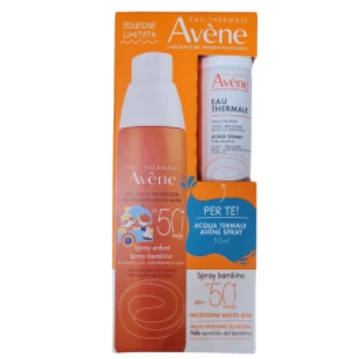 AVENE SOLARI SPRAY BAMBINI 50+ 200 ML + SPRAY ACQUA 50 ML