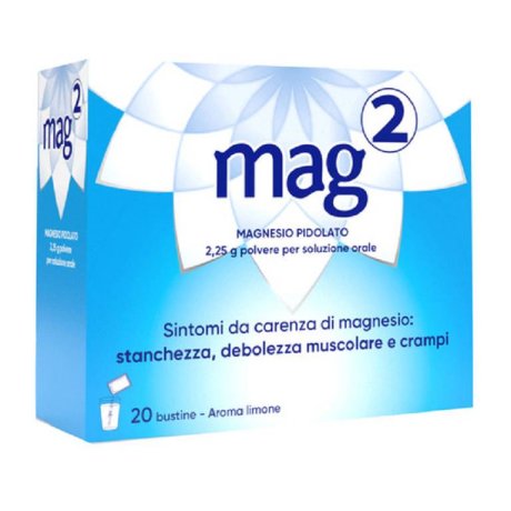 Mag2 magnesio polvere per soluzione orale - 20 bustine