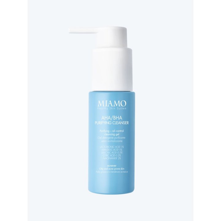 MIAMO ACNEVER AHA/BHA PURIFYING CLEANSER 50 ML TRAVEL SIZE