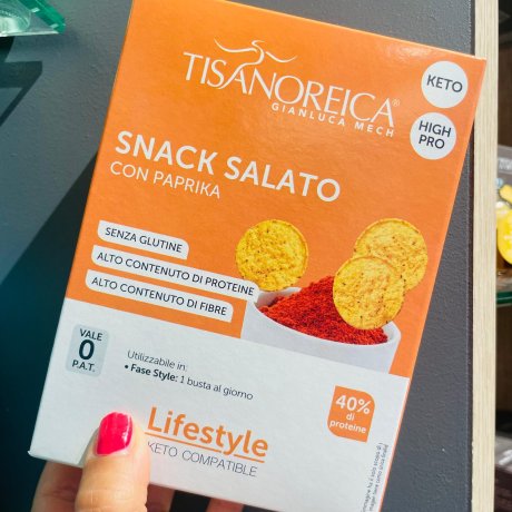 TISANOREICA SNACK SALATO PAPRIKA 25 G TISANOREICA SNACK SALATO PAPRIKA 25 G