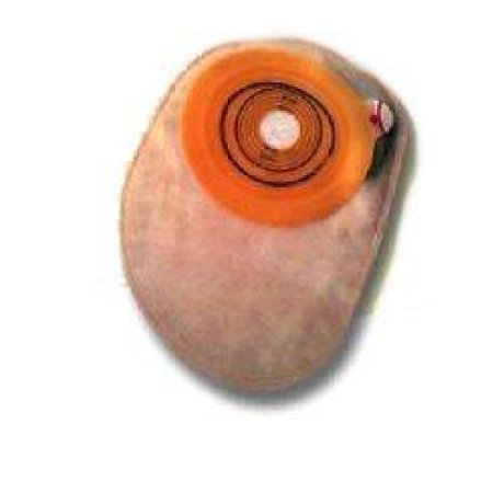 SACCA PER COLOSTOMIA CHIUSA RICOPERTA IN TESSUTO NON TESSUTO ALTERNA MIO SISTEMA A 1 PEZZO MISURA FORO 45MM CAPACITA\' MIDI 350ML 30 PEZZI ARTICOLO 46353