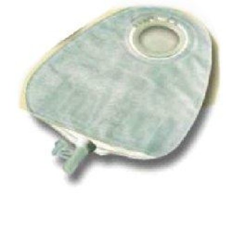 SACCA PER UROSTOMIA RICOPERTA IN TESSUTO NON TESSUTO BIANCO CON VALVOLA DI SCARICO A SCOMPARSA ALTERNA MIO URO MULTICHAMBER SISTEMA A 2 PEZZI FORO 40MM CAPACITA\' MAXI 456 30 PEZZI