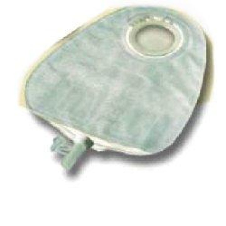 SACCA PER UROSTOMIA RICOPERTA IN TESSUTO NON TESSUTO BIANCO CON VALVOLA DI SCARICO A SCOMPARSA ALTERNA MIO URO MULTICHAMBER SISTEMA A 2 PEZZI FORO 40MM CAPACITA\' MAXI 456 30 PEZZI