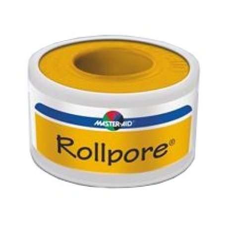 CEROTTO IN ROCCHETTO MASTER-AID ROLLPORE TESSUTO NON TESSUTO 5X1,25