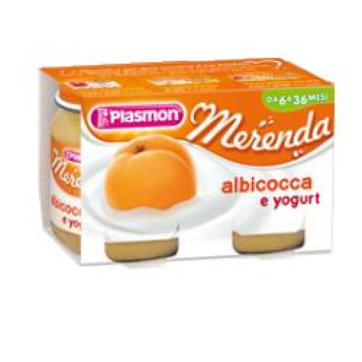 PLASMON OMOGENEIZZATO YOGURT ALBICOCCA 120 G X 2 PEZZI