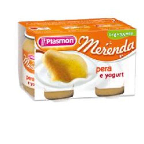 PLASMON OMOGENEIZZATO YOGURT PERA 120 G X 2 PEZZI