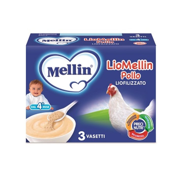 LIOMELLIN POLLO LIOFILIZZATO 10 G 3 PEZZI