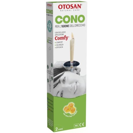 OTOSAN CONO PER L\'IGIENE DELLE ORECCHIE OTOSAN+PROPOLI 2 PEZZI