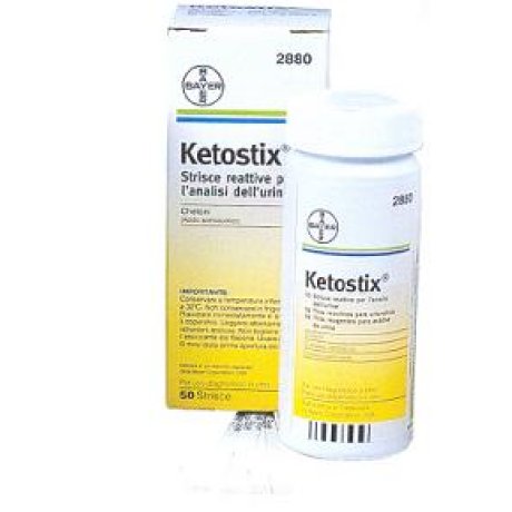 STRISCE MISURAZIONE CHETONURIA KETOSTIX 50 PEZZI