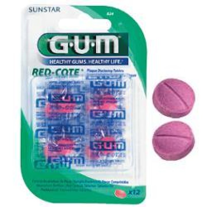 GUM RED-COTE RIV PLACCA 12 PASTIGLIE