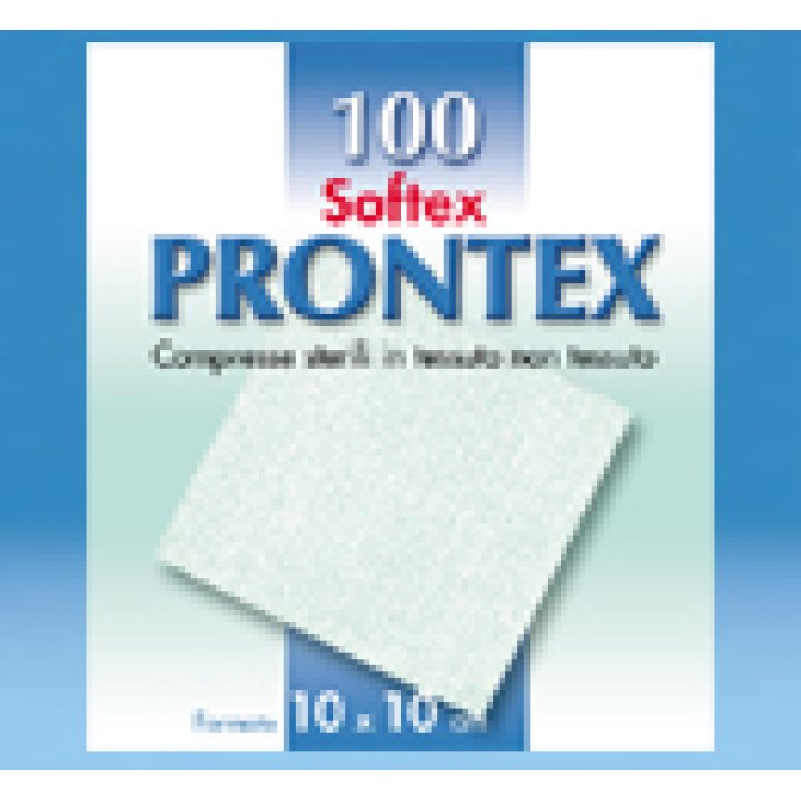 GARZA IN TESSUTO NON TESSUTO PRONTEX SOFT 10X10CM 100 PEZZI