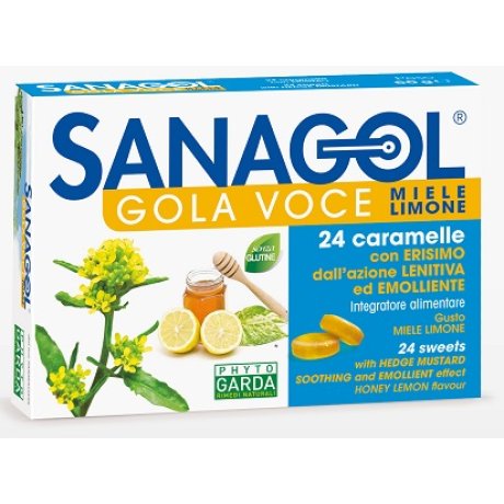 SANAL LA VOCE MIELE LIMONE 24 CARAMELLE