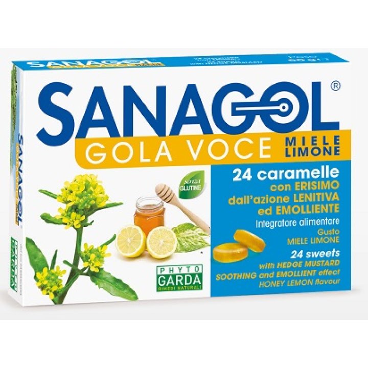 SANAL LA VOCE MIELE LIMONE 24 CARAMELLE