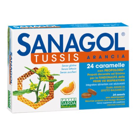 SANAL TUSSIS ARANCIA 24 CARAMELLE