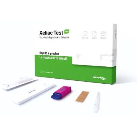 XELIAC TEST PRO DETERMINAZIONE ANTICORPI IGA E IGG ASSOCIATI ALLA MALATTIA CELIACA 1 PEZZO