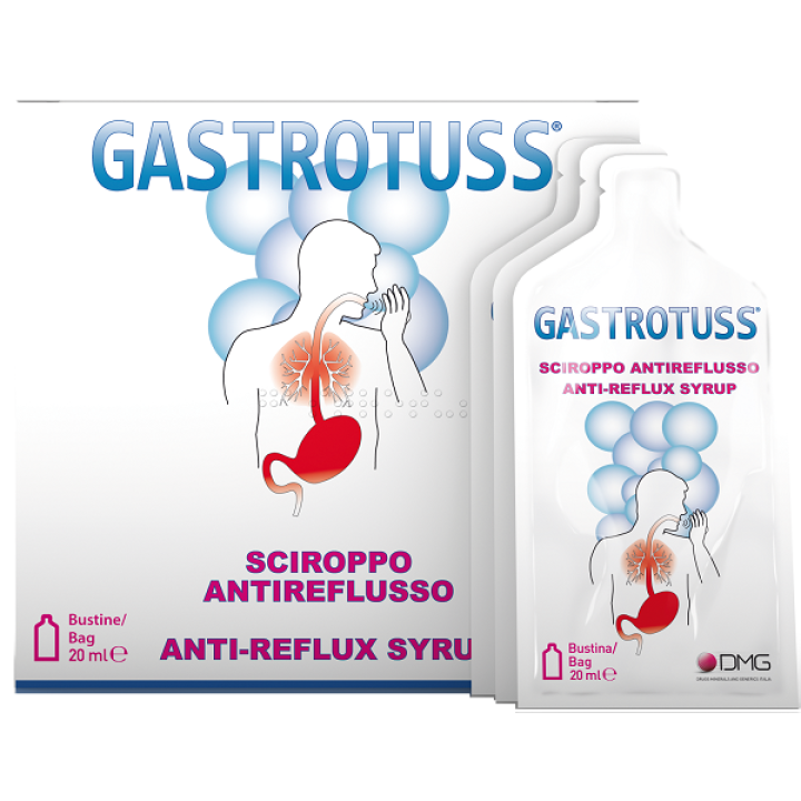 GASTROTUSS SCIROPPO ANTIREFLUSSO 25 BUSTINE MONODOSE 20 ML