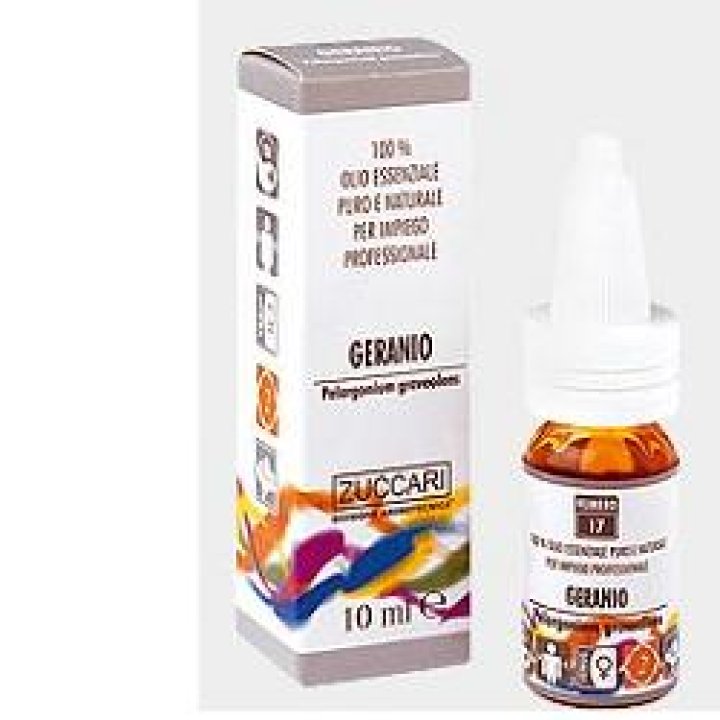 ZUCCARI OLIO ESSENZIALE GERANIO 10 ML ZUCCARI OLIO ESSENZIALE GERANIO 10 ML