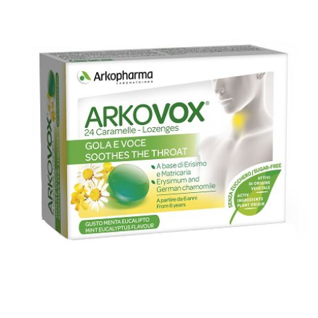 ARKOVOX MENTA/EUCALIPTO 24 CARAMELLE