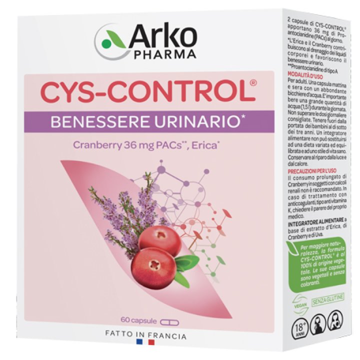 CYS CONTROL 60 CAPSULE CON ERICA