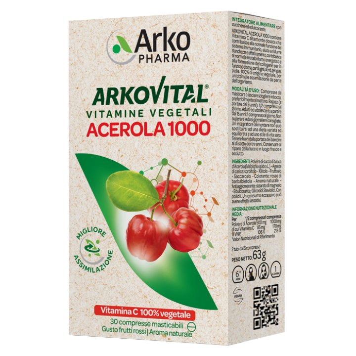 ARKOVITAL ACEROLA 30CPR MASTICABILI