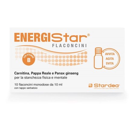 Energistar integratore alimentare - 10 flaconcini monodose 10ml