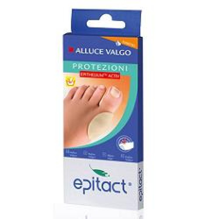 PROTEZIONE PER ALLUCE VAL EPITACT IN SILICONE CON EPITHELIUM ACTIV 2 PEZZI