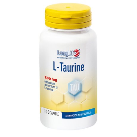 LONGLIFE LTAURINE 500 MG 100 CAPSULE