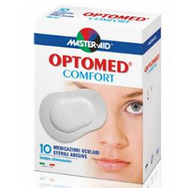 GARZA OCULARE MEDICATA MASTER-AID OPTOMED COMFORT 10 PEZZI