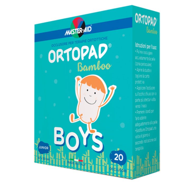 CEROTTO OCULARE PER ORTOTTICA ORTOPAD BOYS 5X6,7 CM 20 PEZZI