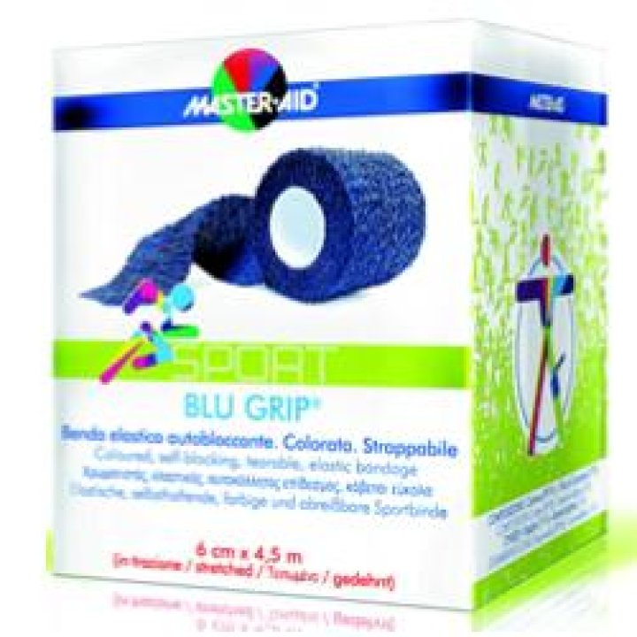 BENDA ELASTICA AUTOBLOCCANTE MASTER-AID BLUGRIP 6X4,5