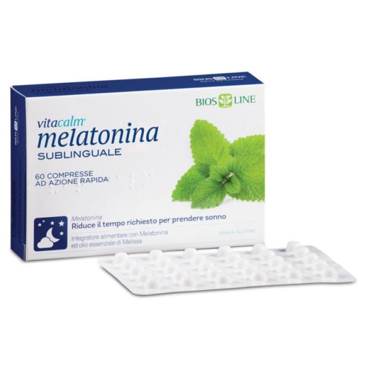 VITACALM MELATONINA 120 COMPRESSE SUBLINGUALI