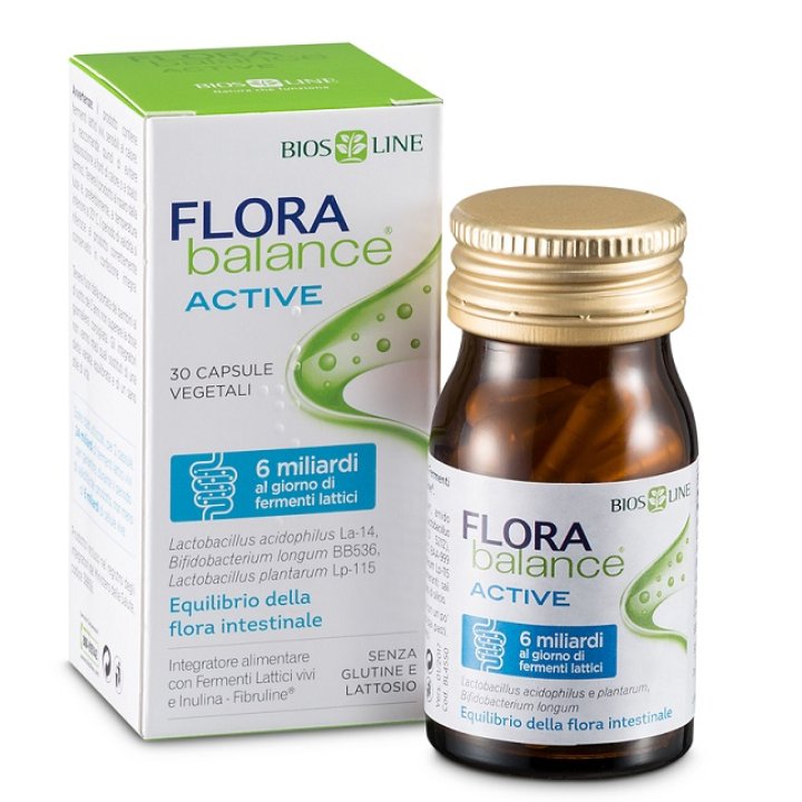 BIOSLINE FLORABALANCE ACTIVE 30 CAPSULE VEGETALI